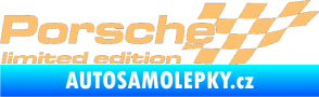 Samolepka Porsche limited edition pravá béžová