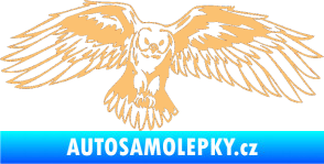 Samolepka Predators 077 pravá sova béžová