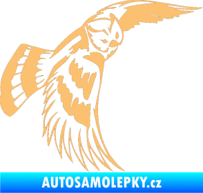 Samolepka Predators 081 pravá sova béžová