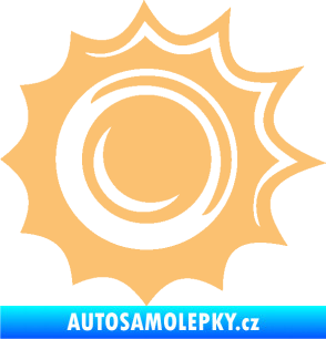 Samolepka Průstřel 003 levá béžová