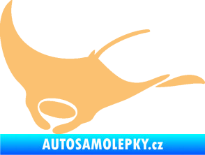 Samolepka Rejnok 003  levá manta béžová