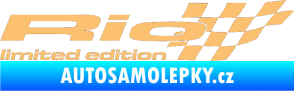 Samolepka Rio limited edition pravá béžová