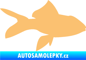 Samolepka Ryba 002 pravá béžová