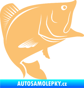 Samolepka Ryba 009 pravá béžová