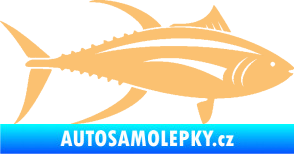 Samolepka Ryba 013 pravá tuňák béžová