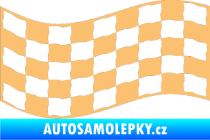 Samolepka Šachovnice 012 béžová