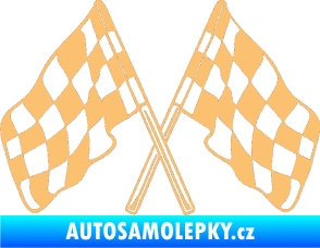 Samolepka Šachovnice 051 béžová