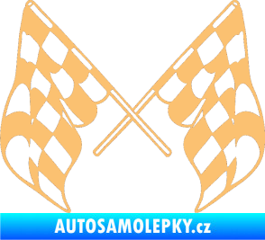Samolepka Šachovnice 070 béžová