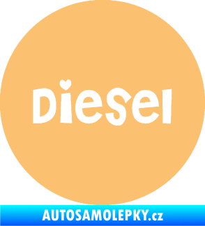 Samolepka Samolepka na víčko od nádrže 006 diesel béžová