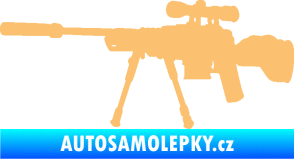 Samolepka Samopal 008 levá béžová