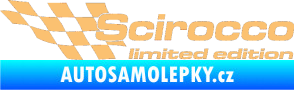 Samolepka Scirocco limited edition levá béžová