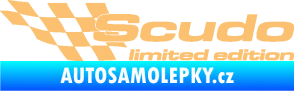 Samolepka Scudo limited edition levá béžová