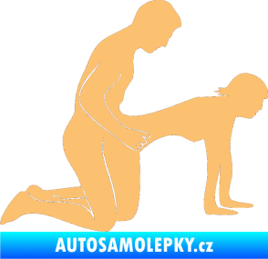 Samolepka Sexy siluety 024 béžová