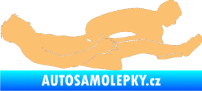 Samolepka Sexy siluety 029 béžová