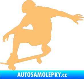 Samolepka Skateboard 012 levá béžová