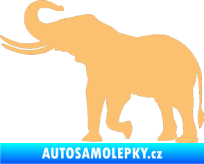 Samolepka Slon 003 levá béžová