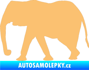 Samolepka Slon 006 levá béžová