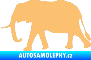 Samolepka Slon 014 levá béžová