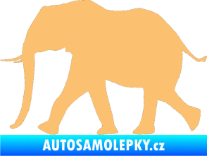 Samolepka Slon 015 levá béžová