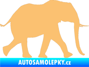 Samolepka Slon 015 pravá béžová