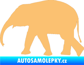 Samolepka Slon 017 levá béžová