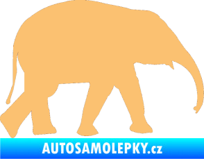 Samolepka Slon 017 pravá béžová