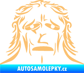 Samolepka Sněžný muž béžová