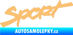 Samolepka Sport 001 béžová