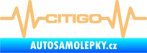 Samolepka Srdeční tep 033 Citigo béžová