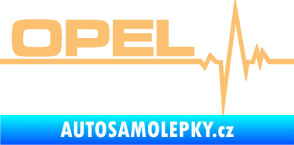 Samolepka Srdeční tep 036 levá Opel béžová