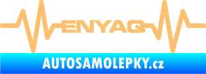 Samolepka Srdeční tep 063 Enyaq béžová