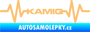 Samolepka Srdeční tep 067 Kamiq béžová