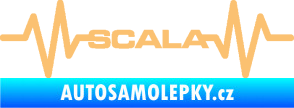 Samolepka Srdeční tep 075 Scala béžová
