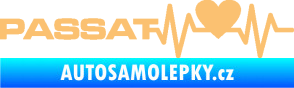 Samolepka Srdeční tep 077 levá Volkswagen Passat béžová