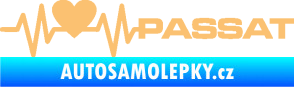 Samolepka Srdeční tep 077 pravá Volkswagen Passat béžová