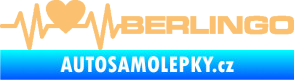 Samolepka Srdeční tep 092 pravá Berlingo Citroen béžová