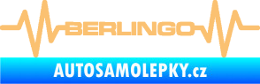 Samolepka Srdeční tep 093 Berlingo Citroen béžová