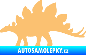 Samolepka Stegosaurus 001 levá béžová