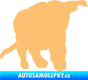 Samolepka Štěňátko 003 pravá béžová