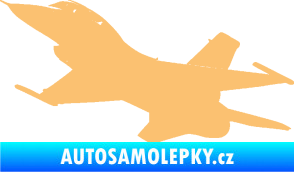 Samolepka Stíhací letoun 004 levá béžová