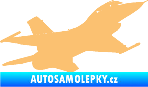 Samolepka Stíhací letoun 004 pravá béžová