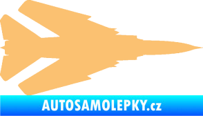 Samolepka Stíhací letoun 007 pravá MIG béžová