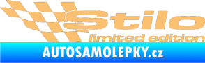 Samolepka Stilo limited edition levá béžová