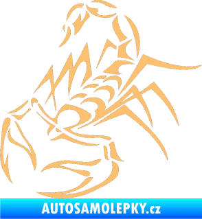 Samolepka Štír 017 levá béžová