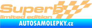 Samolepka Superb limited edition pravá béžová