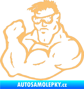 Samolepka Svalovec levá béžová