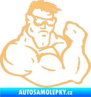 Samolepka Svalovec pravá béžová