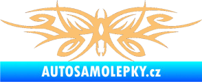 Samolepka Tetování 111 motýl béžová