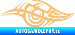 Samolepka Tetování 208 levá béžová
