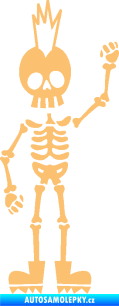 Samolepka The Bone Family Mladík béžová